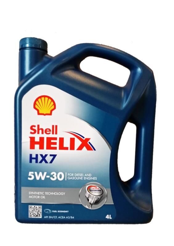 Масло Shell Helix HX-7 5W30, 4л (полусинтетика)